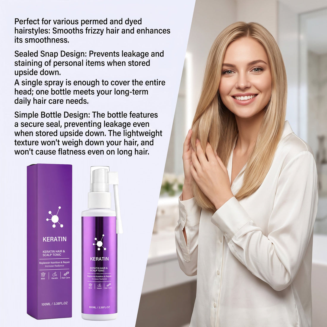 Keratin Strengthening Hair Serum