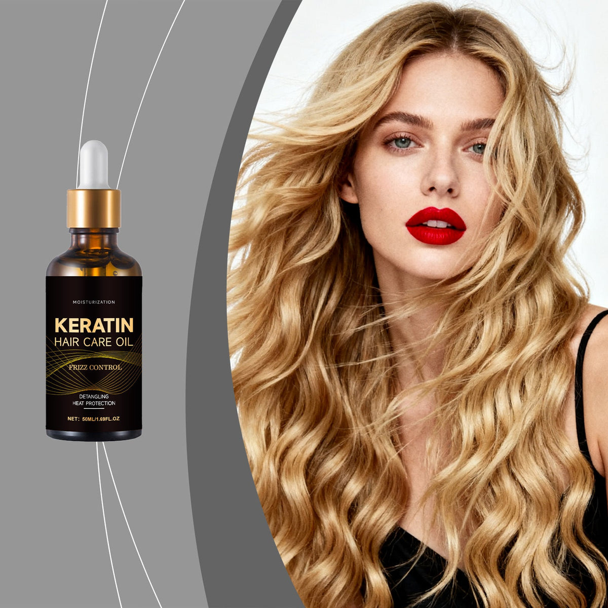 Keratin Smoothing Hair Oil