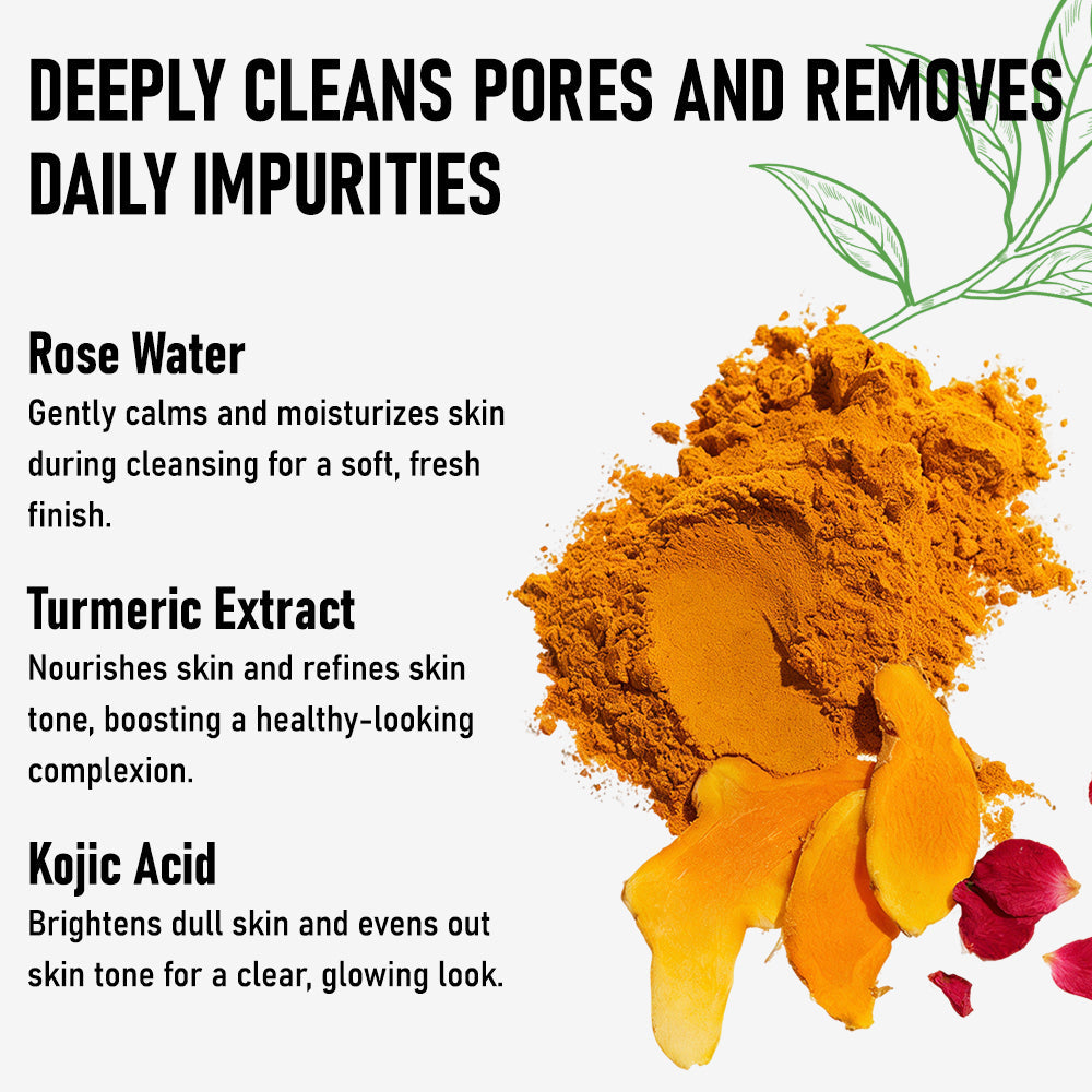 Turmeric Brightening Facial Cleanser