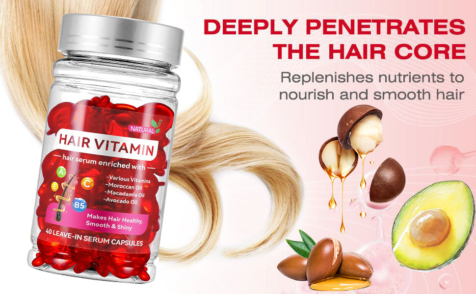 Argan & Macadamia Hair Vitamin Capsules