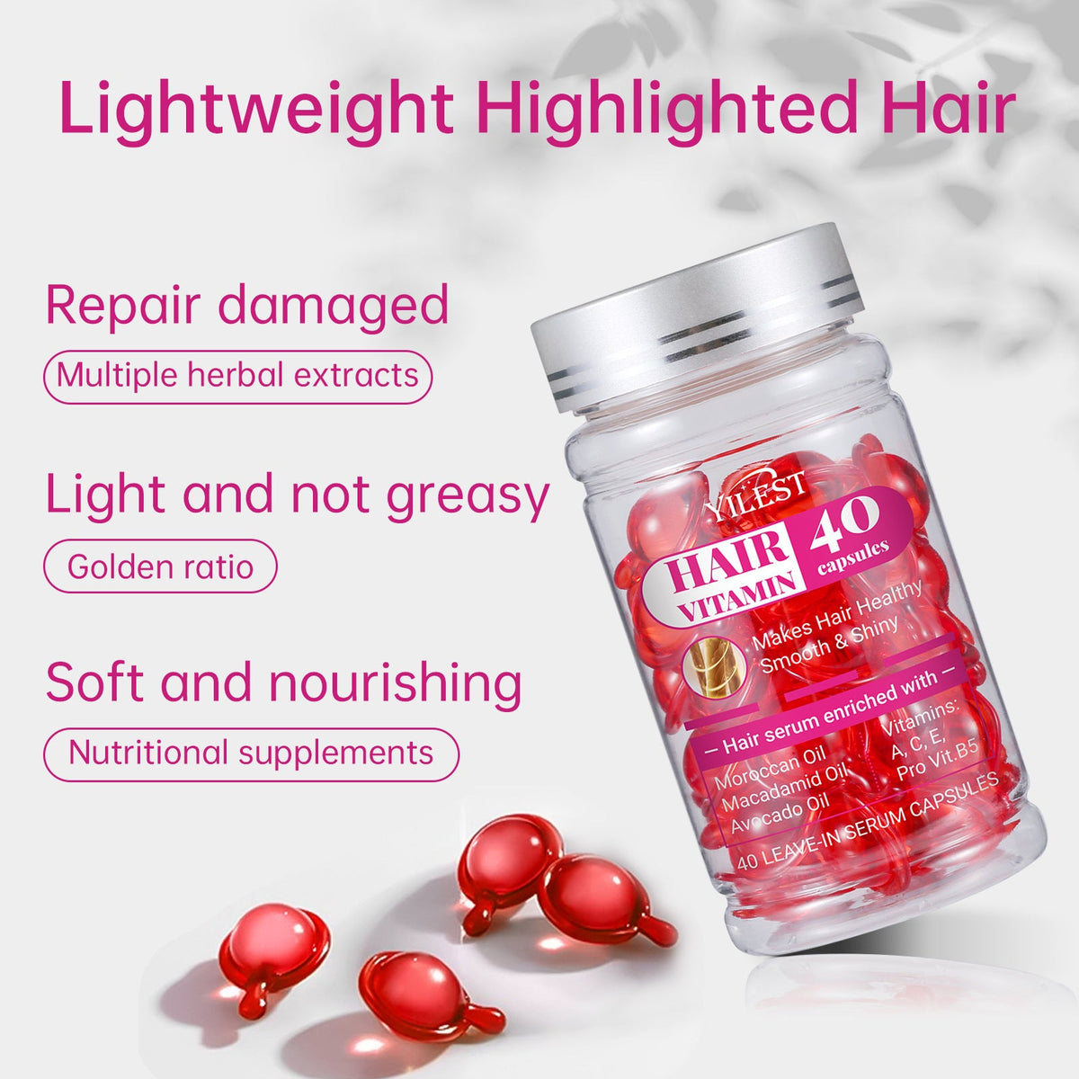 Silky Repair Hair Capsules