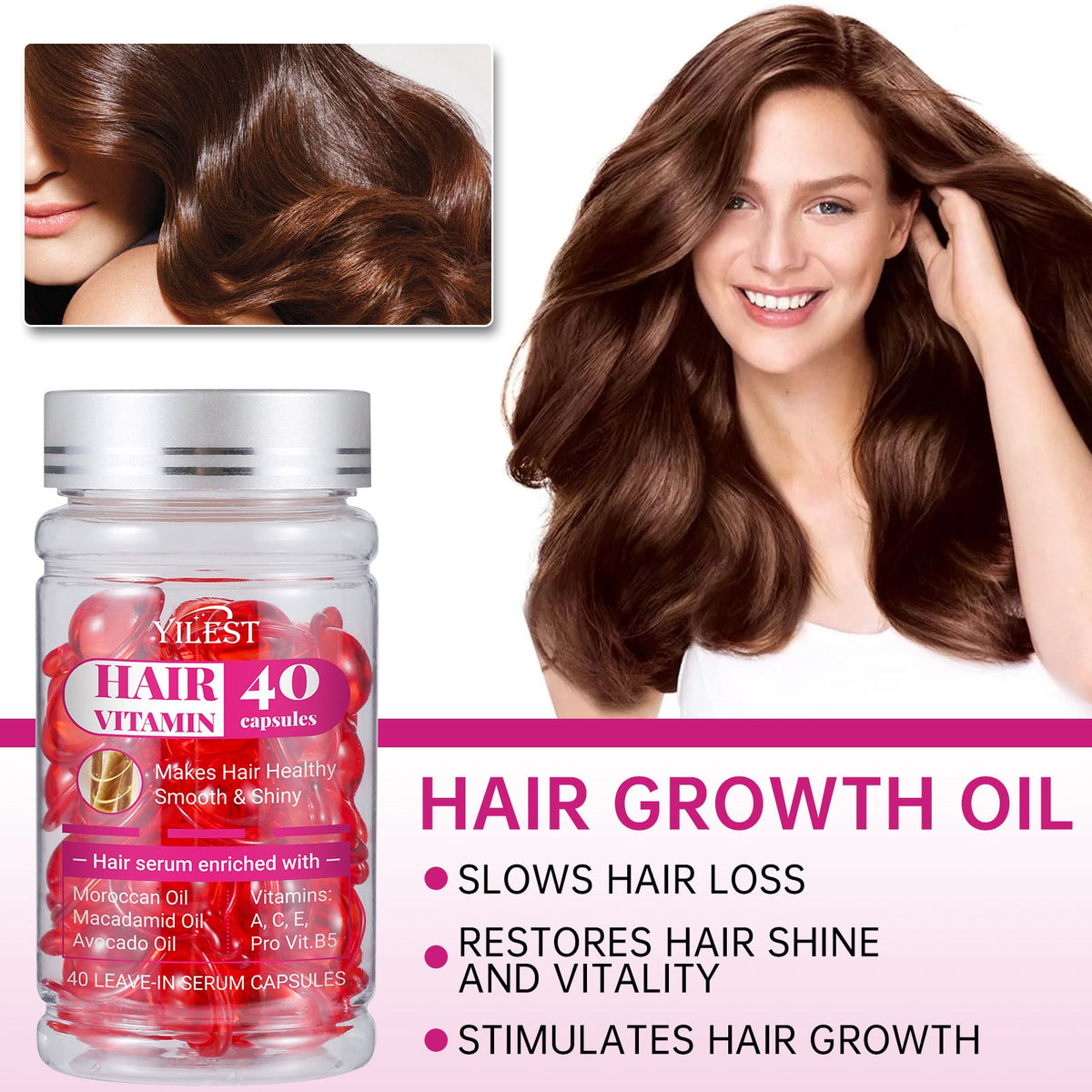 Silky Repair Hair Capsules