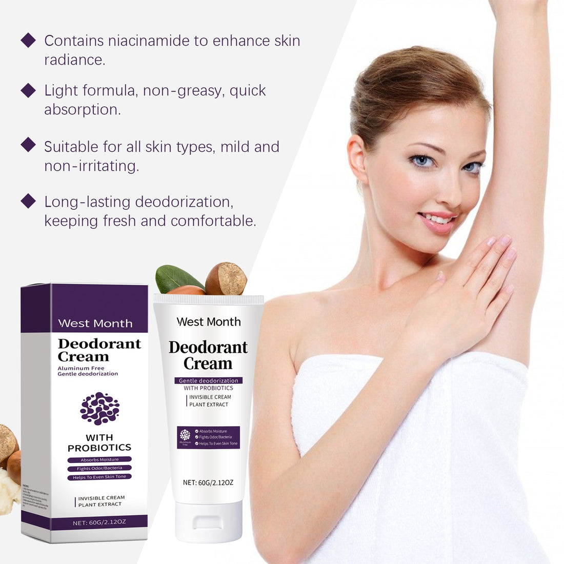 Probiotic Deodorant Cream